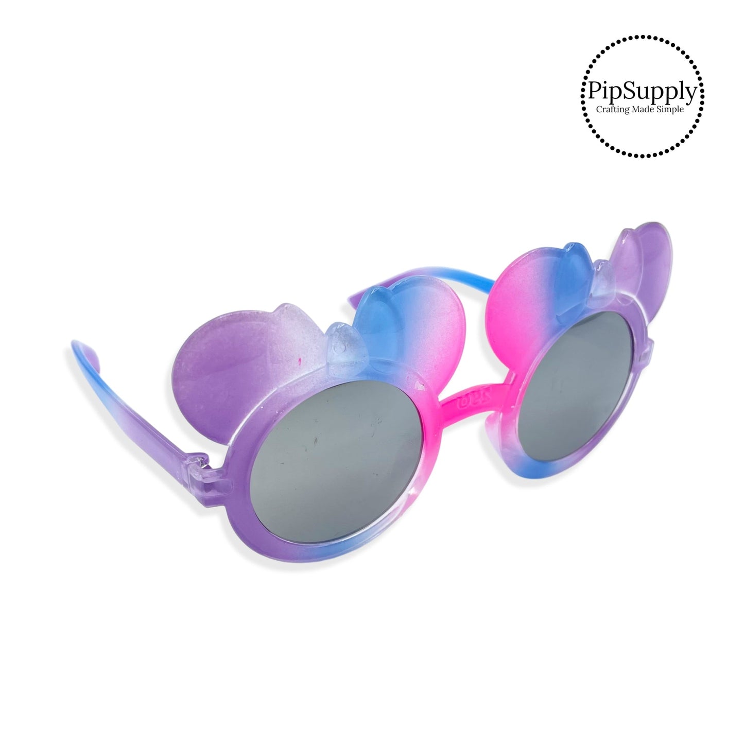 Purple and Blue Ombre Mouse Kid Sunglasses
